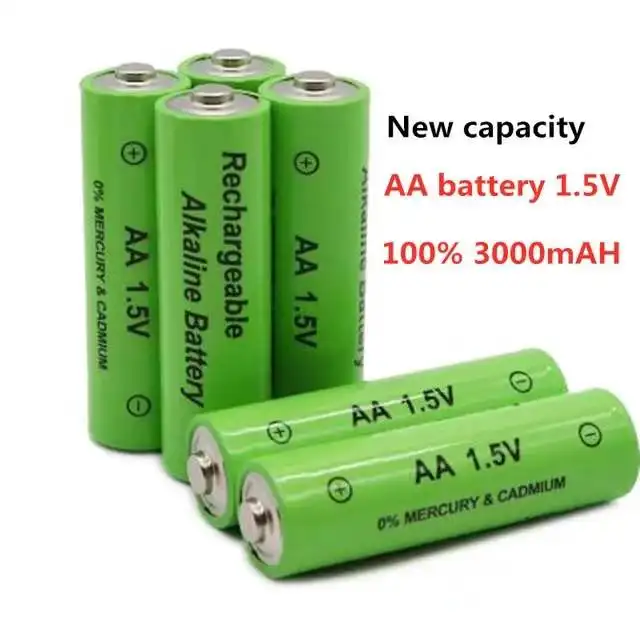 Нова Батерия тип АА 3800 mah NI-MH Батерия Тип АА от 1,5 Часа, Мишки, Компютри, играчки и така Нататък