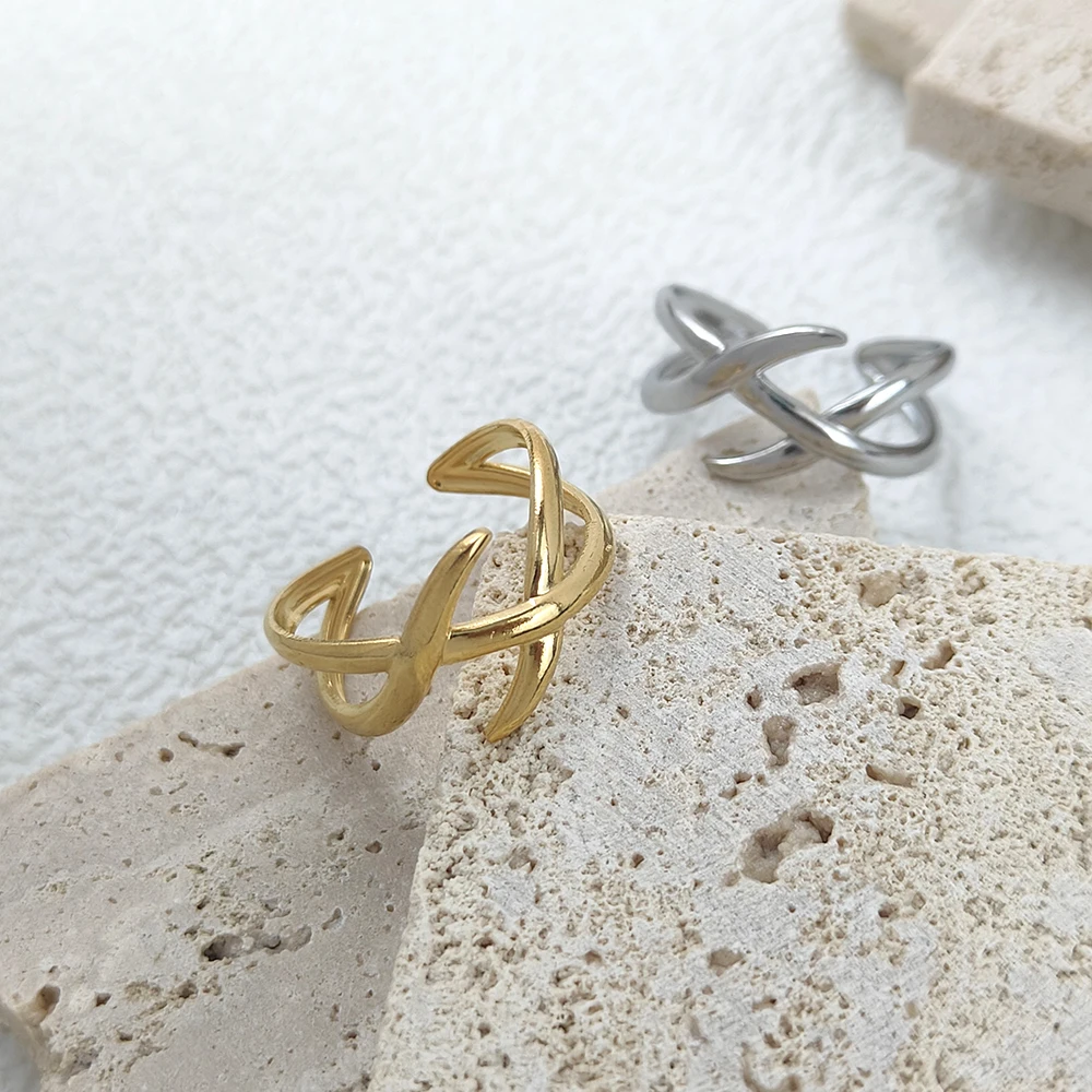 Ретро комплект пръстени с геометричен midi-тръба на шарнирна връзка във формата на сърце златен цвят за жени, минималистичное метално открывающееся пръстен на юмрук