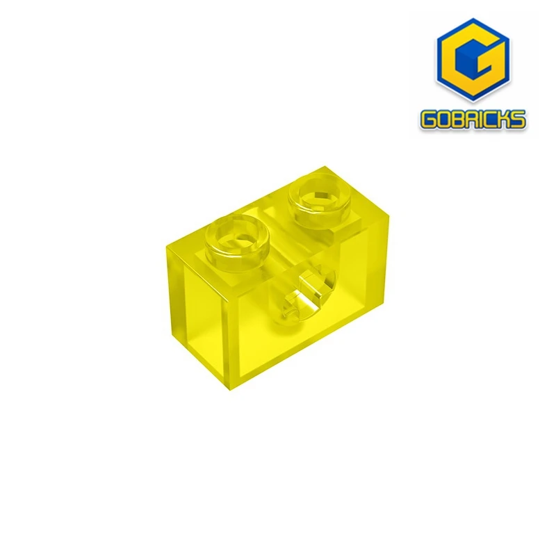 Тухла Gobricks GDS-633 1X2 С НАПРЕЧНО ОТВОР, съвместим с 32064 31493 детски играчки, Събира строителни блокове на Технически задачи
