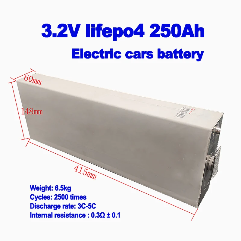 Нови енергийни превозни средства 3.2 v 200Ah 250Ah lifepo4 батерии с голям капацитет, известни китайски марки превозни средства за превозни средства за голф, слънчеви лодки RV EV